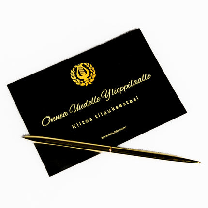 Kaunis kynä valmistuville