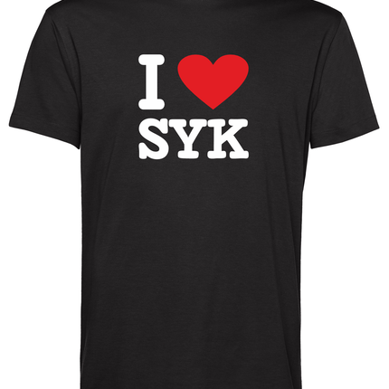 SYK-26 I <3 SYK t-paita, orgaaninen