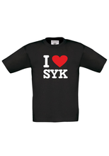 Load image into Gallery viewer, SYK-25 I &lt;3 SYK Lasten t-paita
